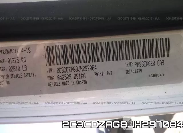 2C3CDZAG8JH297084 фото 10