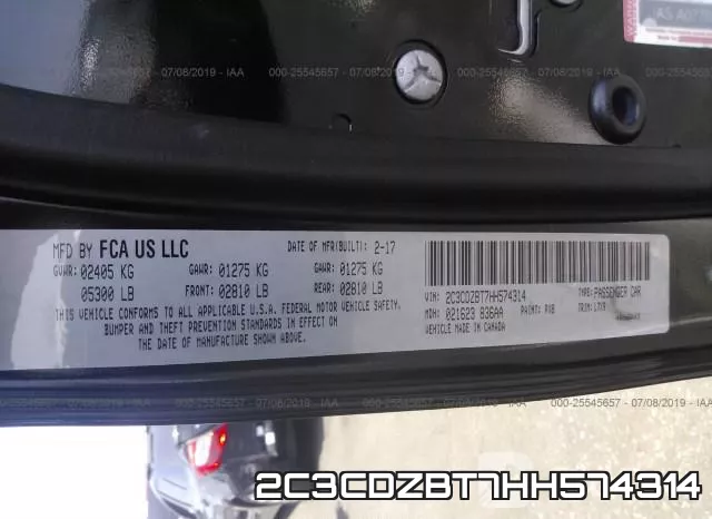2C3CDZBT7HH574314 фото 10