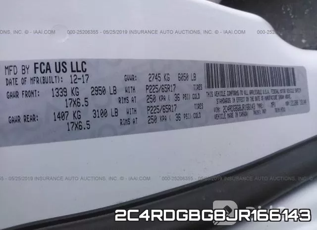 2C4RDGBG8JR166143 фото 10