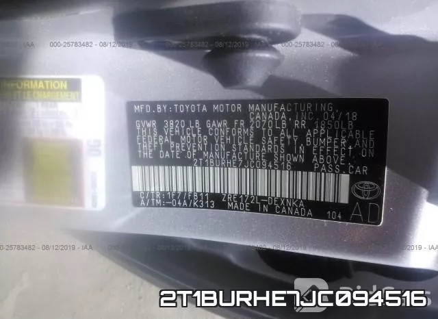 2T1BURHE7JC094516 фото 10