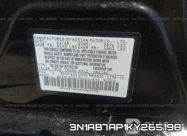 3N1AB7AP1KY265198 фото 10