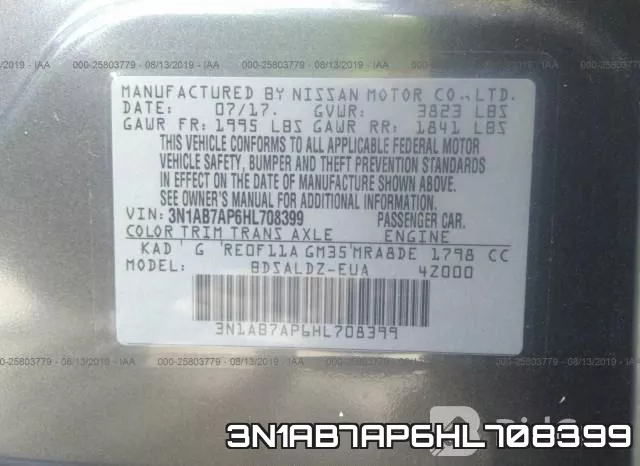 3N1AB7AP6HL708399 фото 10