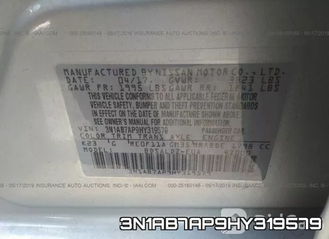 3N1AB7AP9HY319579 фото 10