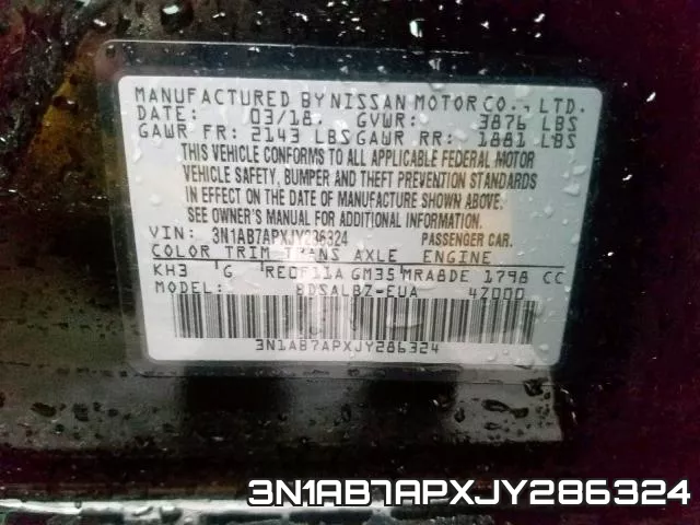 3N1AB7APXJY286324 фото 2