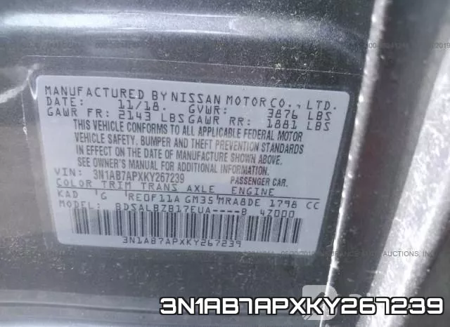 3N1AB7APXKY267239 фото 10