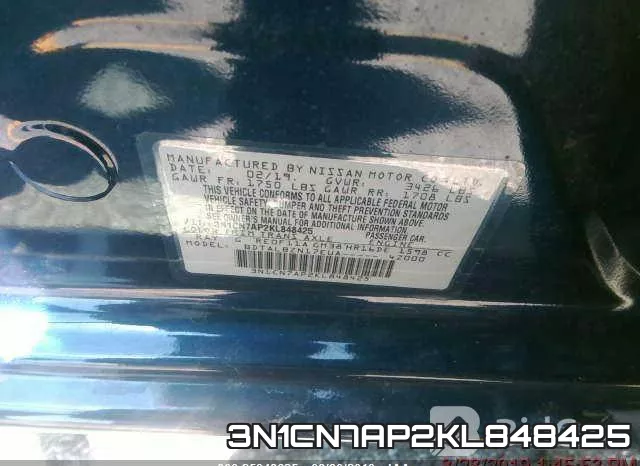 3N1CN7AP2KL848425 фото 10