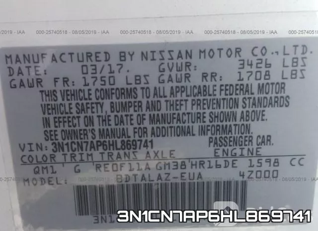 3N1CN7AP6HL869741 фото 10
