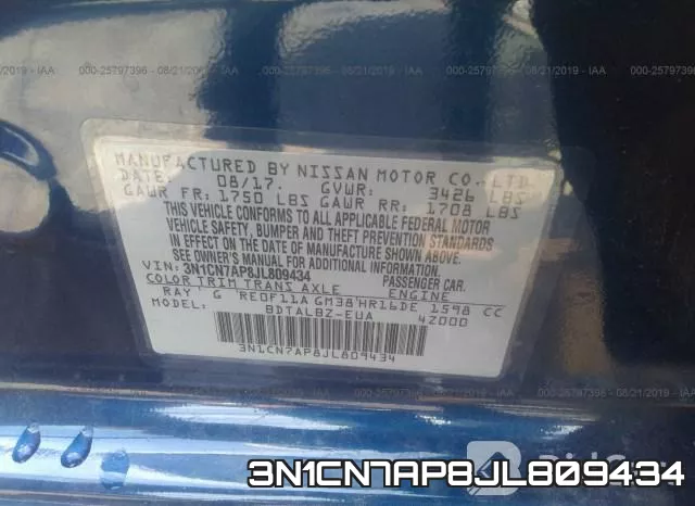 3N1CN7AP8JL809434 фото 10