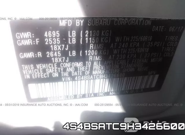 4S4BSATC9H3426600 фото 10