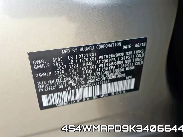 4S4WMAPD9K3406644 фото 2