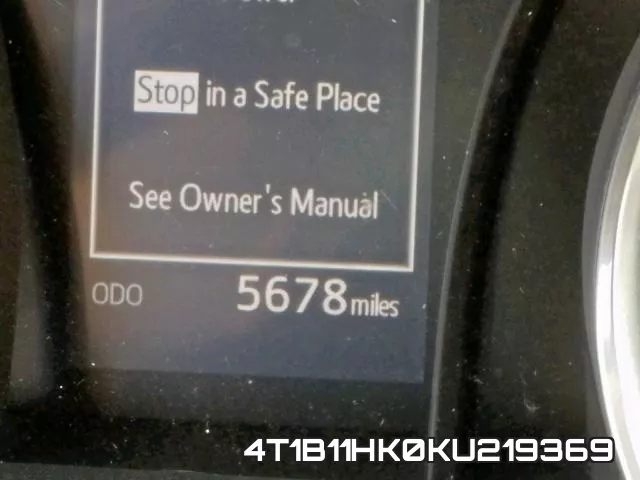 4T1B11HK0KU219369 фото 9