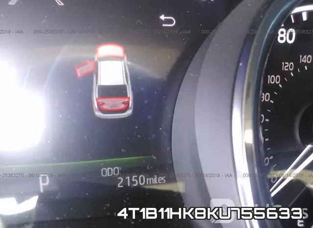 4T1B11HK8KU755633 фото 8