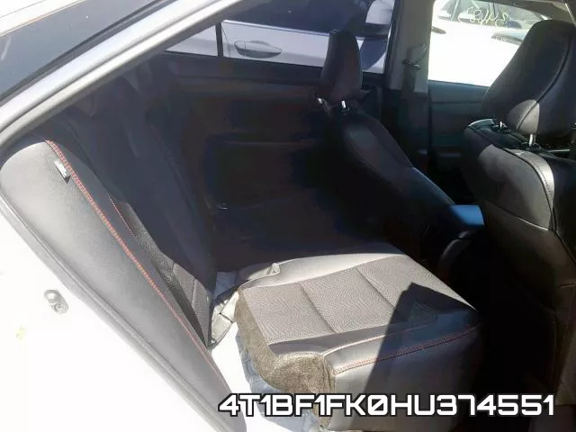 4T1BF1FK0HU374551 фото 7