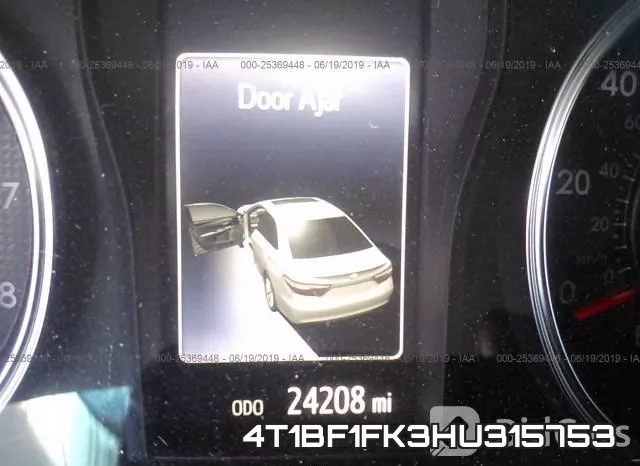 4T1BF1FK3HU315753 фото 8