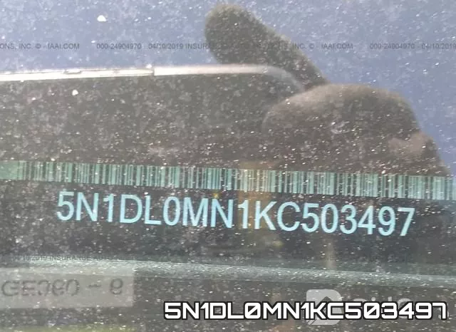 5N1DL0MN1KC503497 фото 10