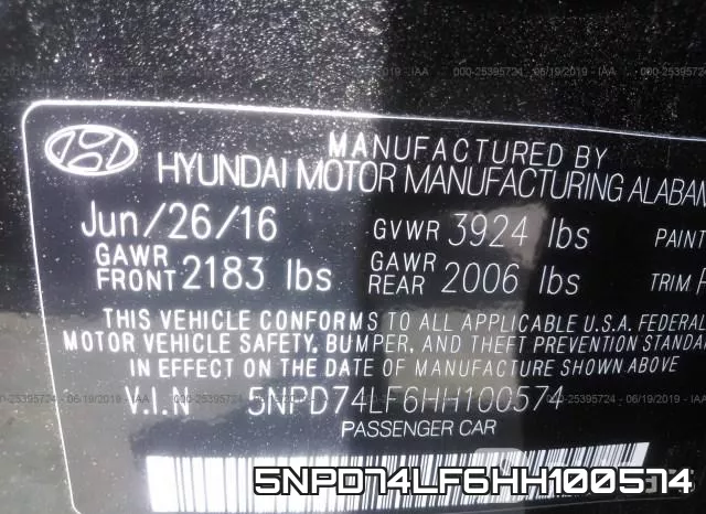 5NPD74LF6HH100574 фото 10