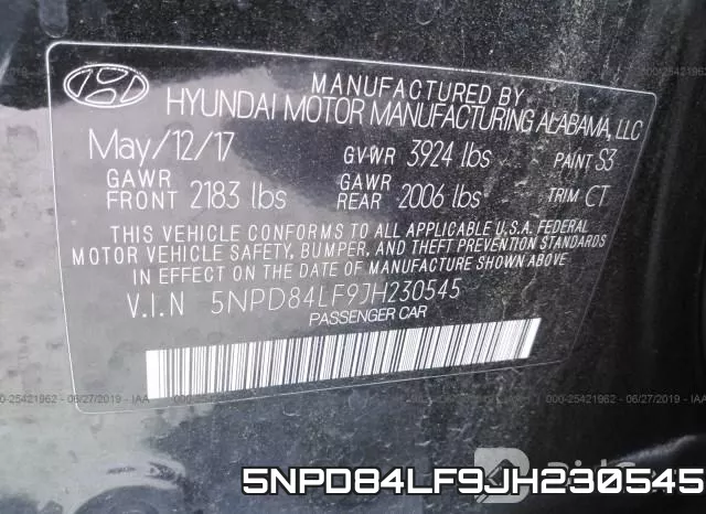 5NPD84LF9JH230545 фото 10