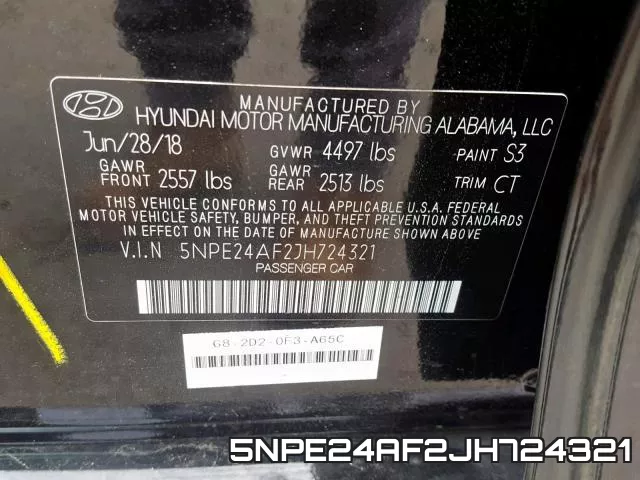 5NPE24AF2JH724321 фото 2