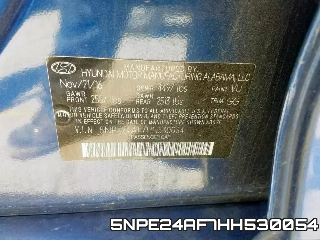 5NPE24AF7HH530054 фото 2
