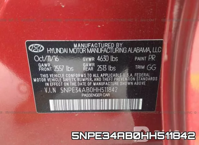 5NPE34AB0HH511842 фото 10