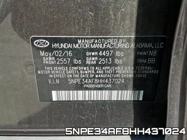 5NPE34AF8HH437024 фото 2