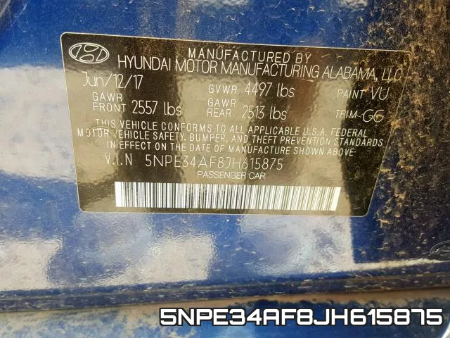 5NPE34AF8JH615875 фото 2