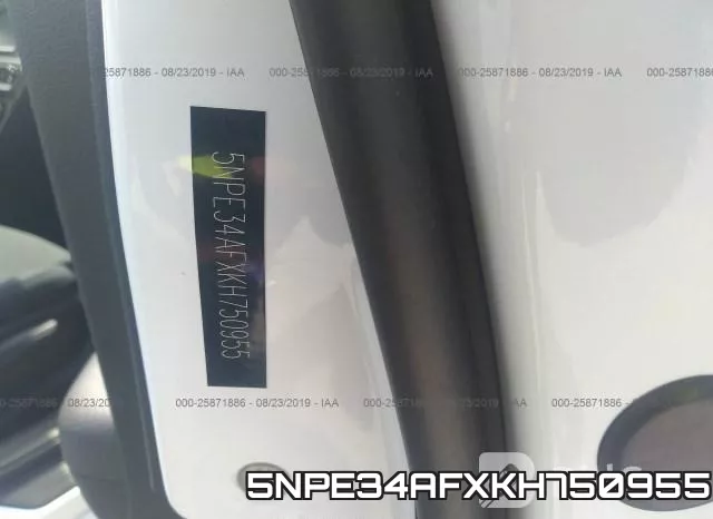 5NPE34AFXKH750955 фото 10