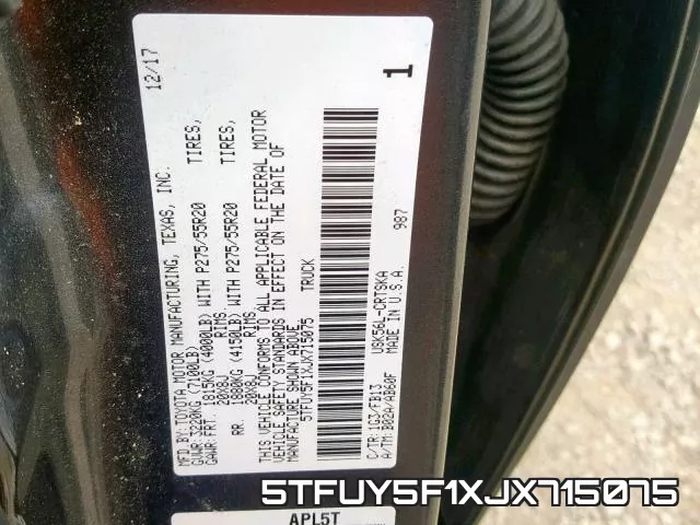 5TFUY5F1XJX715075 фото 2