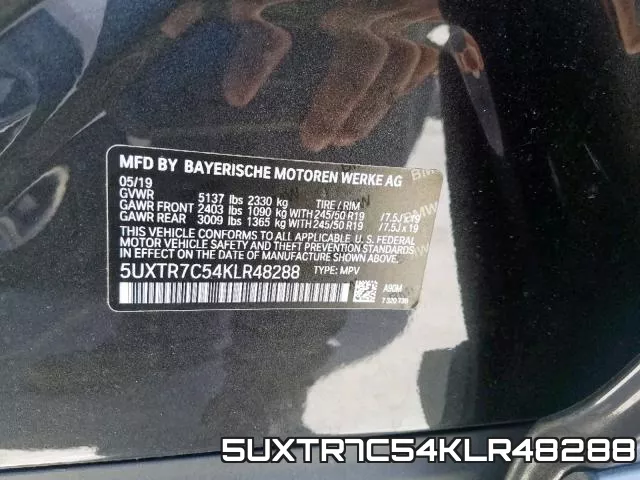 5UXTR7C54KLR48288 фото 2