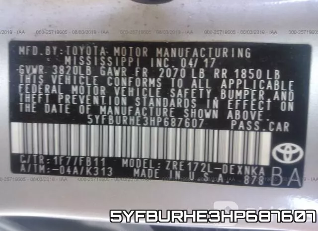 5YFBURHE3HP687607 фото 10