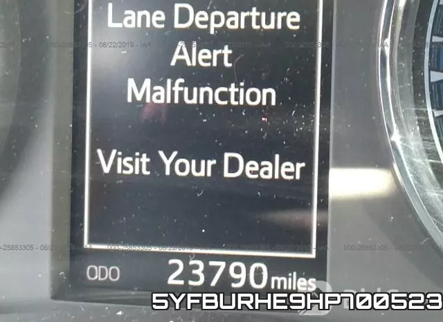 5YFBURHE9HP700523 фото 8