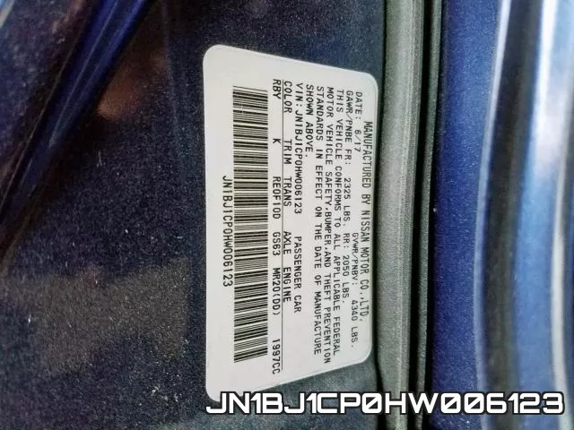 JN1BJ1CP0HW006123 фото 2