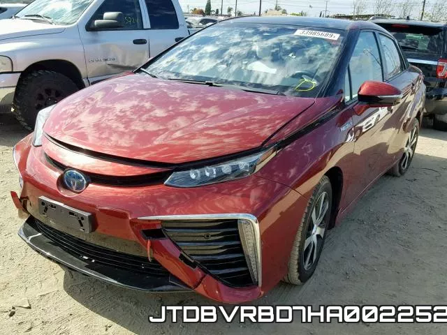 JTDBVRBD7HA002252 фото 3