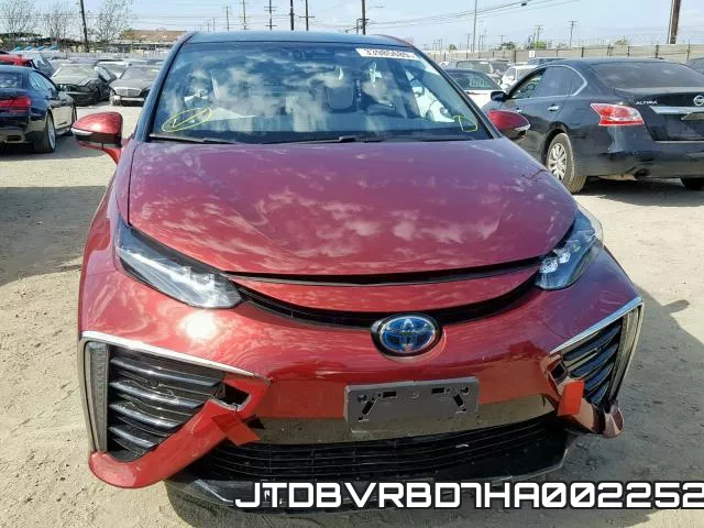 JTDBVRBD7HA002252 фото 10