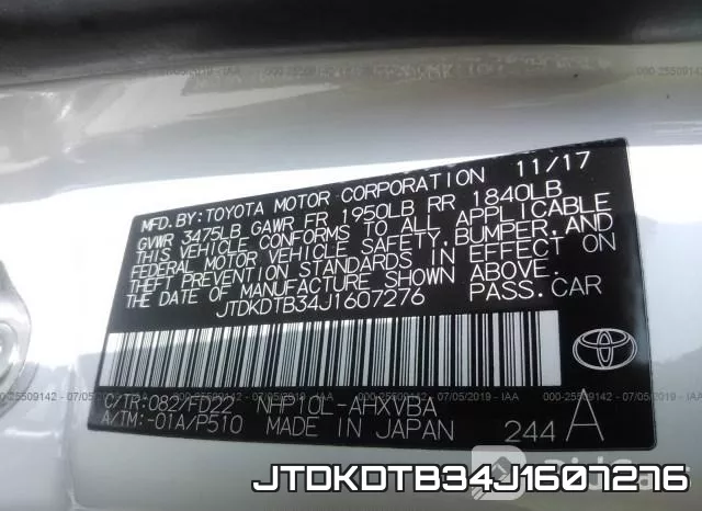JTDKDTB34J1607276 фото 10