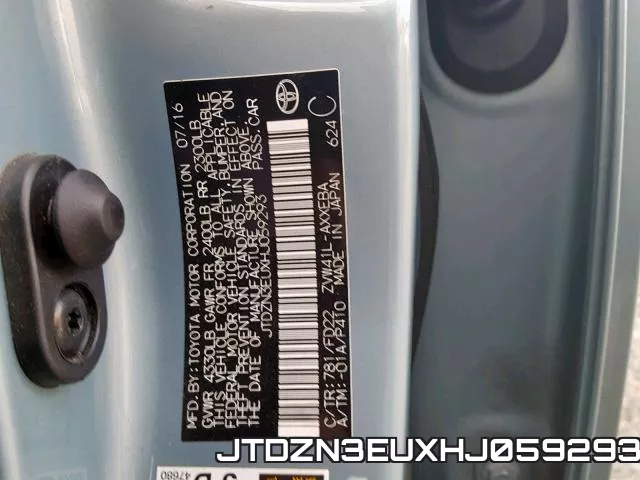 JTDZN3EUXHJ059293 фото 2