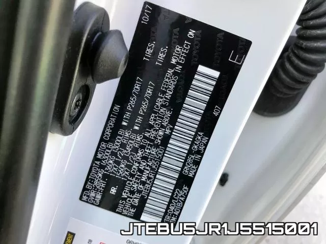 JTEBU5JR1J5515001 фото 2