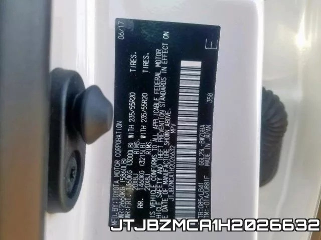 JTJBZMCA1H2026632 фото 2
