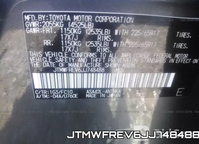 JTMWFREV6JJ748488 фото 10