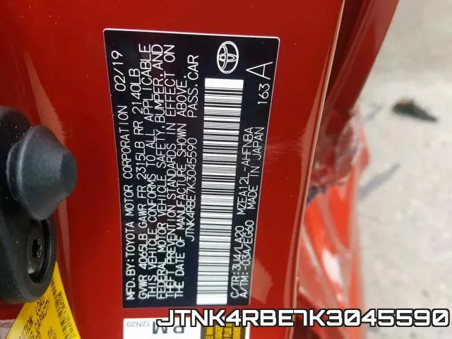 JTNK4RBE7K3045590 фото 2