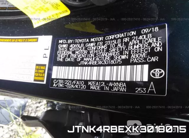 JTNK4RBEXK3018075 фото 10