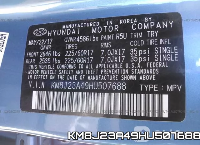 KM8J23A49HU507688 фото 10