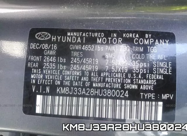 KM8J33A28HU380024 фото 9