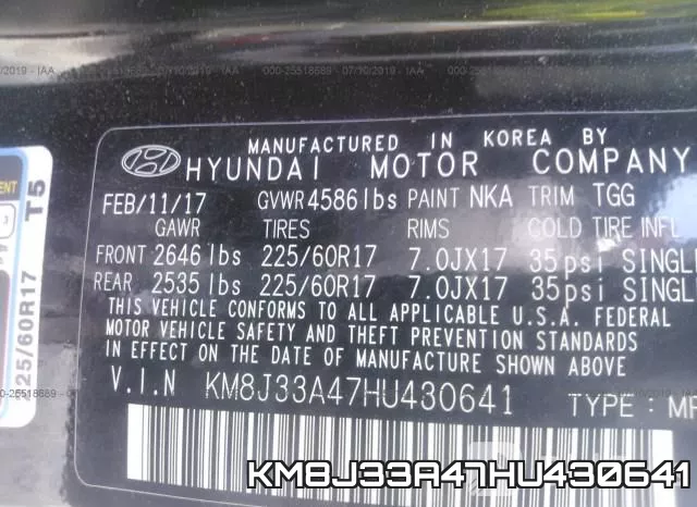 KM8J33A47HU430641 фото 10