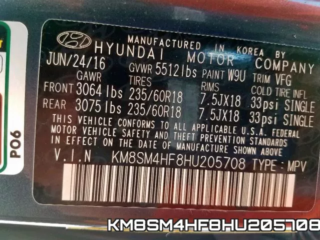 KM8SM4HF8HU205708 фото 2