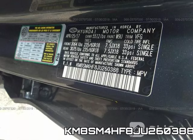 KM8SM4HF8JU260388 фото 10