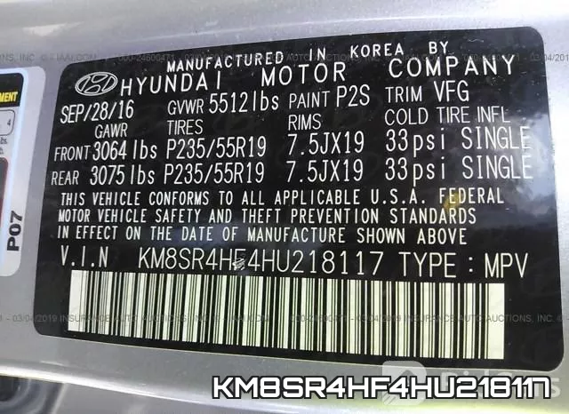 KM8SR4HF4HU218117 фото 10