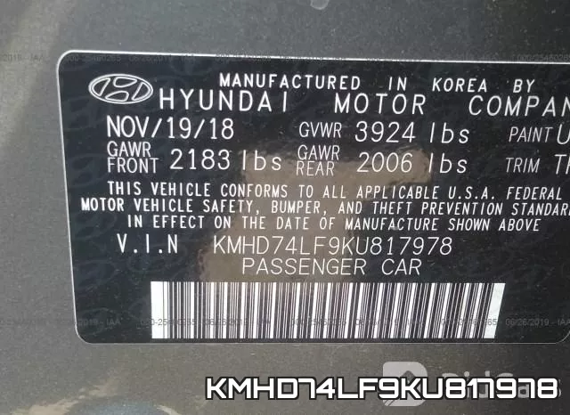 KMHD74LF9KU817978 фото 10