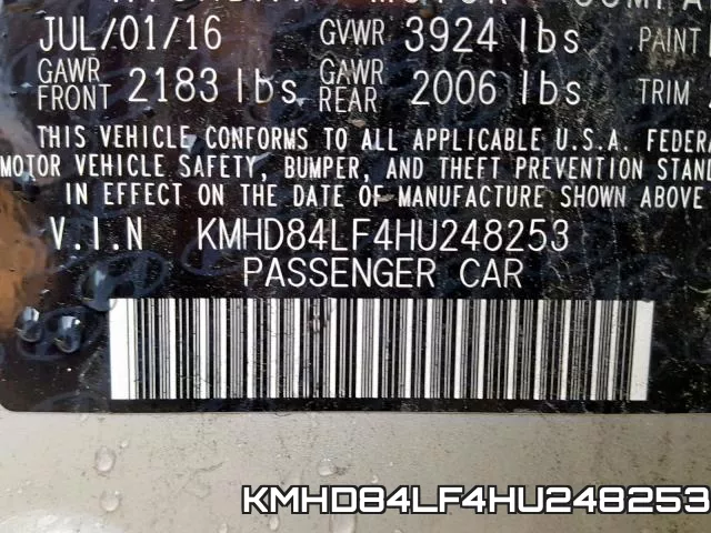 KMHD84LF4HU248253 фото 2