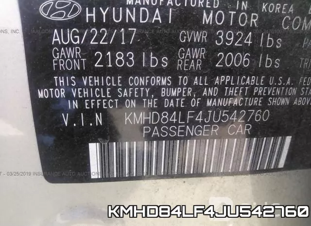 KMHD84LF4JU542760 фото 9